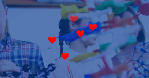 Children Engaged with Electronic Devices and 3D Models