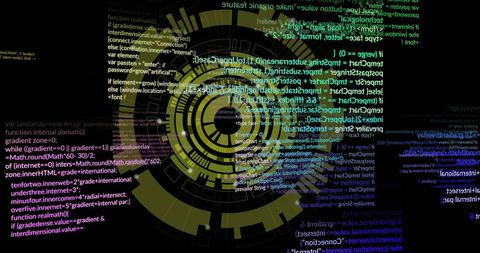 Digital Data Processing and Network Visualization - Download Free Stock Images Pikwizard.com
