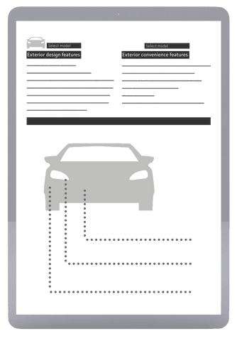transparent car specification sheet with design features - Download Free Stock Videos Pikwizard.com