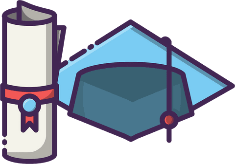 transparent education diploma with graduation cap illustration - Download Free Stock Videos Pikwizard.com