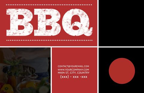 Rustic BBQ Event Flyer Design With Bold Lettering - Download Free Stock Templates Pikwizard.com