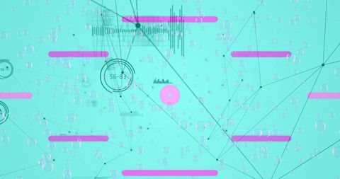 Abstract Digital Network Background with Vibrant Colors - Download Free Stock Images Pikwizard.com