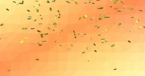 Vibrant Orange Gradient with Falling Confetti - Download Free Stock Images Pikwizard.com