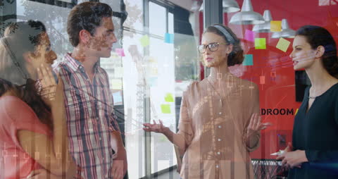 Collaborative Team Discussing Data Finance Concepts