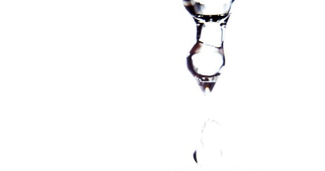 Abstract Close-Up Shot of Falling Water Droplet - Download Free Stock Images Pikwizard.com