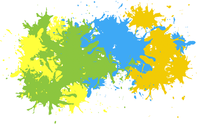 Colorful Paint Splatters on Transparent Background - Download Free Stock Videos Pikwizard.com