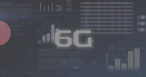 6G Technology and Financial Data Visual - Download Free Stock Images Pikwizard.com