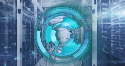 Advanced Networking in Futuristic Data Center - Download Free Stock Images Pikwizard.com