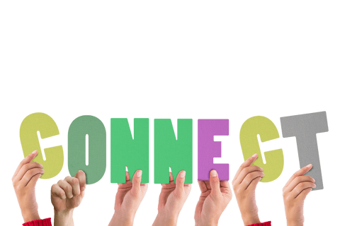 Hands Holding Colorful Transparent Letters Spelling Connect - Download Free Stock Videos Pikwizard.com