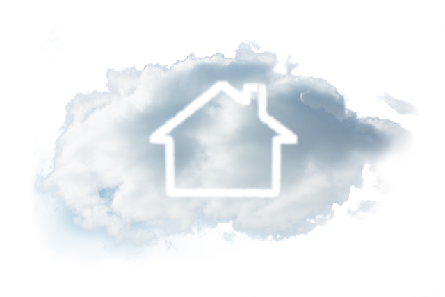 Transparent Cloud Design Featuring a House Outline for Environmental Concepts - Download Free Stock Videos Pikwizard.com