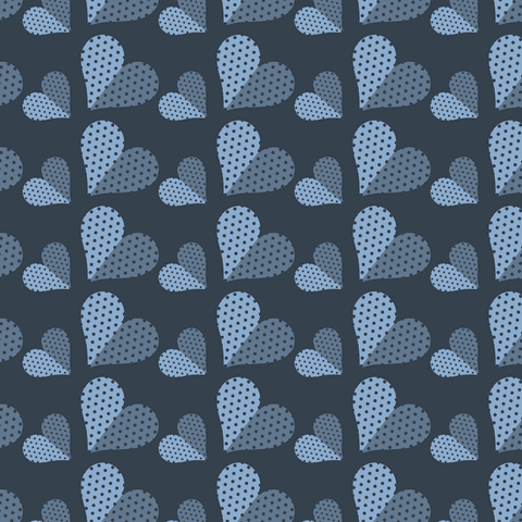 Seamless Pattern of Transparent Hearts on Dark Background - Download Free Stock Videos Pikwizard.com