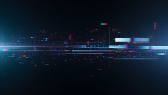 Dynamic Glitch Art with Pixel Artifacts and Digital Scanlines