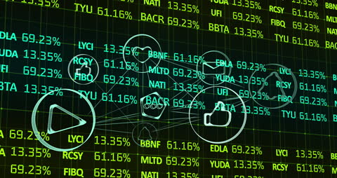 Digital Interface with Network Connections and Data Overlay