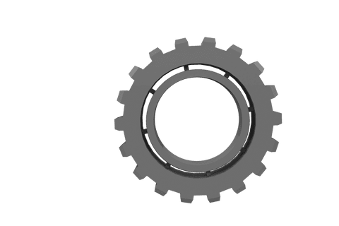Grey Cog Isolated on Transparent Background for Industry Concept - Download Free Stock Videos Pikwizard.com