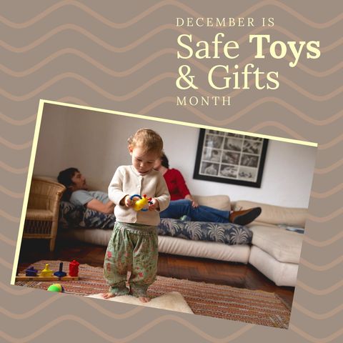 december safe toys and gifts awareness campaign - Download Free Stock Templates Pikwizard.com