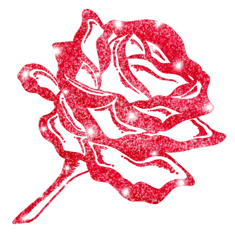 elegant red glitter rose with sparkles on transparent background - Download Free Stock Videos Pikwizard.com