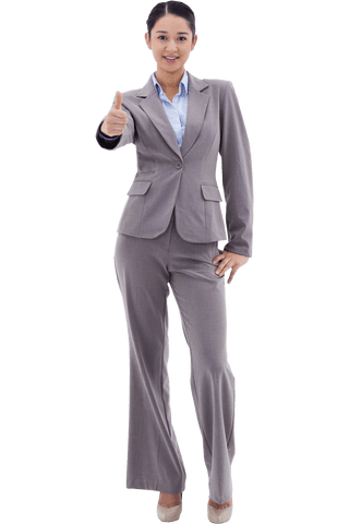 transparent businesswoman showing thumbs up - Download Free Stock Videos Pikwizard.com