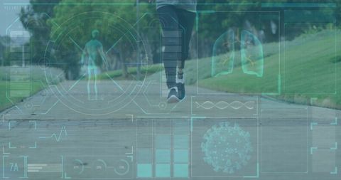 Innovative Sports Technology Analysis of Disabled Runner - Download Free Stock Images Pikwizard.com