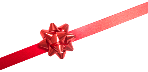 Transparent Red Gift Ribbon with Bow - Download Free Stock Videos Pikwizard.com