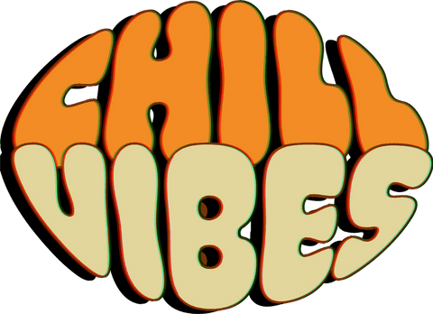psychedelic chill vibes retro typography on transparent background - Download Free Stock Videos Pikwizard.com