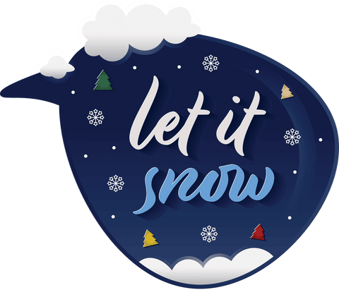 Transparent Festive Message Design with Winter Theme - Download Free Stock Videos Pikwizard.com