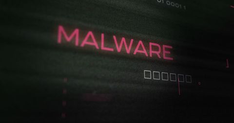 Malware Threat in Digital Data Processing Interface - Download Free Stock Images Pikwizard.com