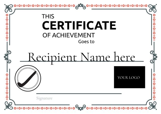 Elegant Certificate Template for Awards and Recognitions - Download Free Stock Templates Pikwizard.com