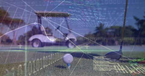 Financial Data Integration with Golf Technology Analysis Scene