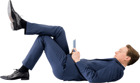 transparent relaxed businessman lying on floor suit technology - Download Free Stock Videos Pikwizard.com