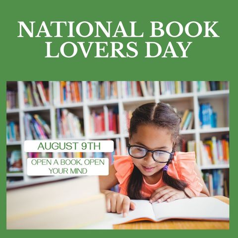 Celebrating National Book Lovers Day with Young Reader Enthusiasm - Download Free Stock Templates Pikwizard.com