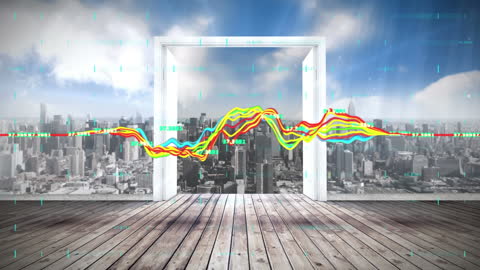 Dynamic Financial Growth Visualization with Cityscape