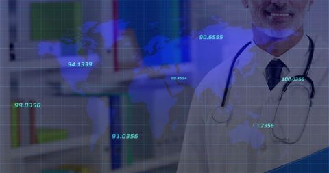 Global Healthcare Data Integration with Financial Metrics - Download Free Stock Images Pikwizard.com