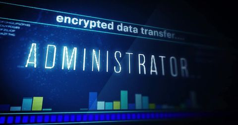 Encrypted Data Transfer Over Digital Interface with Bar Graph - Download Free Stock Images Pikwizard.com