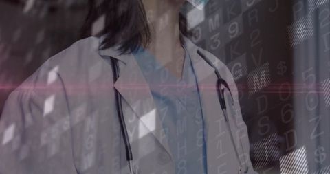 Innovative Healthcare: Korean Doctor Amidst Digital Code