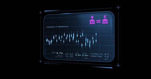 digital financial analytics display screen with key metrics - Download Free Stock Images Pikwizard.com
