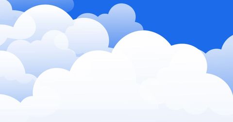 Bird Icons and Balloons in Cloudy Blue Sky Celebration - Download Free Stock Images Pikwizard.com