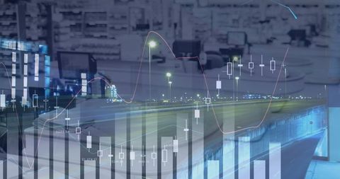 Digital Data Visualization Across Empty Retail Space - Download Free Stock Images Pikwizard.com