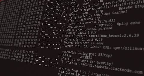 Digital Data Processing on Black Computer Screen with Command Lines - Download Free Stock Images Pikwizard.com