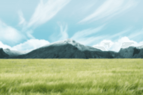 transparent landscape with green meadow and mountains vector art - Download Free Stock Videos Pikwizard.com