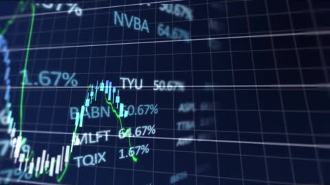 Animated Financial Data Grid with Dynamic Changing Charts