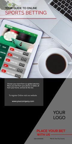 digital sports betting promotion with modern design - Download Free Stock Templates Pikwizard.com