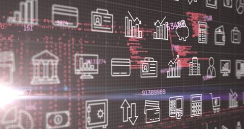 Futuristic Digital Finance and Data Interface - Download Free Stock Images Pikwizard.com