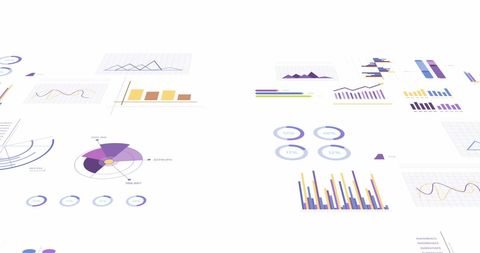 Digitally generated financial data and statistics interface