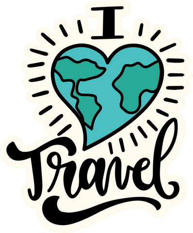 Transparent Travel Logo with Heart-Shaped Globe Design - Download Free Stock Videos Pikwizard.com