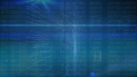 Futuristic Digital Interface with Human Head and Data Streams