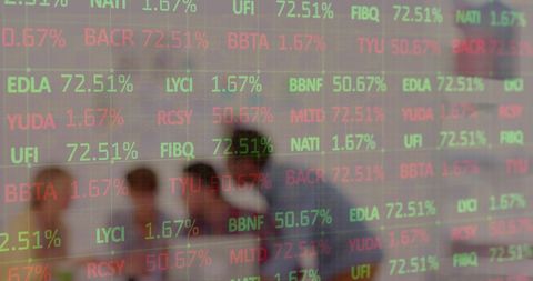 Blurred Businessmen Analyzing Stock Market Data in Office - Download Free Stock Images Pikwizard.com