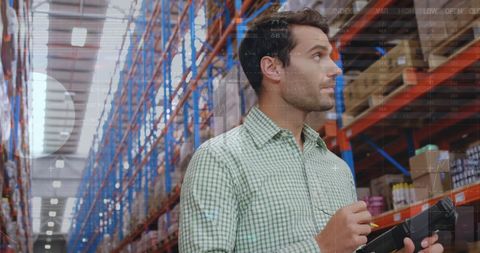 Warehouse Management with Digital Data Overlay