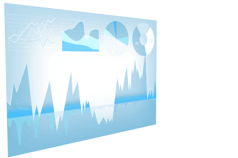 Transparent Digital Chart Screen with Copy Space Illustration - Download Free Stock Videos Pikwizard.com