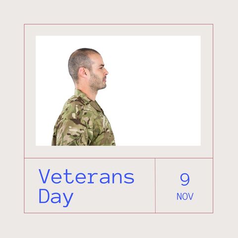 caucasian male soldier profile for veterans day tribute - Download Free Stock Templates Pikwizard.com