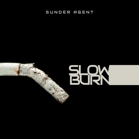 burning cigarette with slow burn text and minimal design - Download Free Stock Templates Pikwizard.com